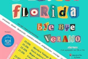 Alicante celebra este viernes el mercado sostenible de dinamización comercial ‘Market Florida. Bye Bye verano’ en Plaza de la Viña