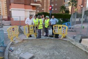 El Taller de Empleo Benidorm XII realiza obras de mejora de la accesibilidad y movilidad en la calle Invierno