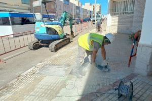 El barrio San Bartomeu de Benicarló estrena nueva red de agua para decir adiós a las fugas