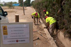 Alaquás contrata cuatro personas mara mantener y limpiar las acequias del municipio