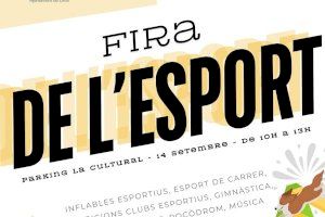 Els clubs esportius de Llíria es donen cita en la Fira de l’Esport