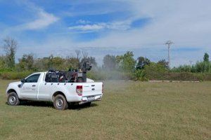 Burriana estrena tratamientos aéreos contra los mosquitos y logra un verano más tranquilo