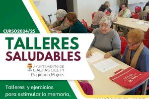 L'Alfàs oferta más de 50 Talleres Saludables gratuitos para las personas mayores residentes en el municipio