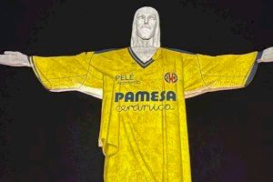 VÍDEO | De Vila-real a Río de Janeiro: el Cristo Redentor deslumbra y se enfunda la camiseta amarilla