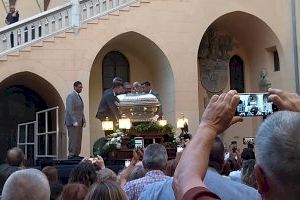 La banda Uam Sant Francesc de Borja rep les relíquies de Sant Francesc a Gandia