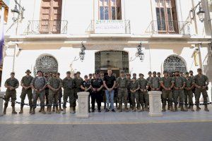 Arriba a Cullera un grup de l’Exèrcit de Terra per a fer maniobres militars