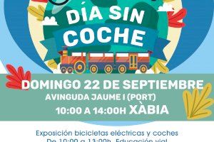 Xàbia celebra el Día Sin Coche el 22 de septiembre con actividades para toda la familia