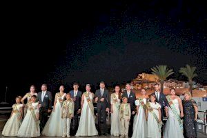 Peñíscola termina sus Fiestas Patronales con una solemne puesta en escena de su Reina y Corte de Honor y el himno regional valenciano