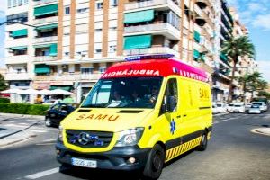 Un accidente deja tres heridos a la salida de Valencia en Burjassot