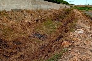 Museros coordina la limpieza del Barranquet y las zonas colindantes