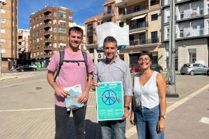 Un árbol de paz vuelve a brillar en la Vall d'Uixó