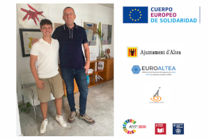 Alejandro Izquierdo participa al projecte “Voluntariat Actiu” del Cos Europeu de Solidaritat