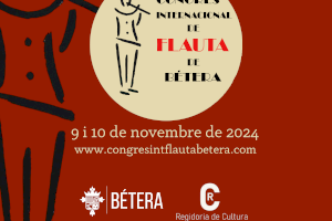 Bétera obri les inscripcions del segon Congrés de Flauta en què participen grans solistes internacionals