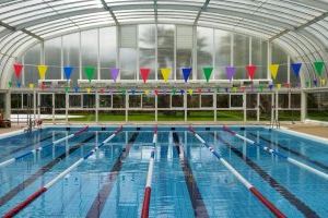 Continúan las mejoras en el polideportivo: en septiembre, la cúpula de la piscina