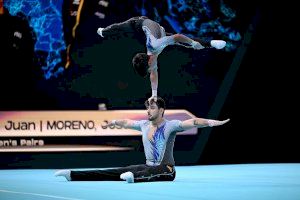 Dos valencianos, subcampeones del mundo de gimnasia acrobática