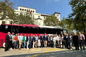 Martínez Mus destaca que el nuevo corredor de autobús para La Costera y La Vall d’Albaida “permitirá una vertebración real de las comarcas”