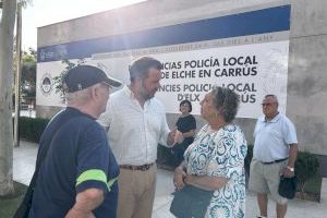 Comienzan las obras del retén permanente de la Policía Local en Carrús