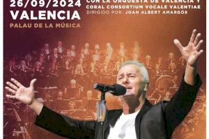 Víctor Manuel acerca esta semana al Palau de la Música su exclusivo concierto en formato sinfónico junto a la Orquesta de València