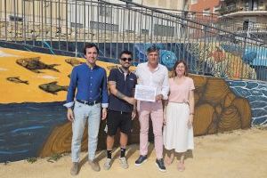 Finalizada la obra del artista chileno Felipe Zúñiga, ganador de la I edición del Concurso Street Art La Vila Joiosa Artistas Emergentes