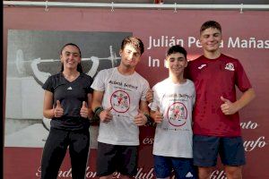 Cuatro  levantadores del club halterofilia Alzira participarán en el campeonato de España sub 15 en León.