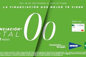 El Corte Inglés estrena Financiación Total 0,0 sólo hasta el 3 de octubre para facilitar las compras de otoño