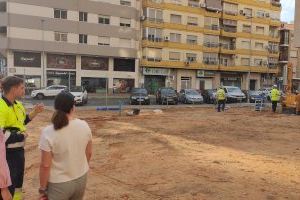 Alzira comença els treballs previs a la descontaminació del sòl de l’avinguda Luis Suñer