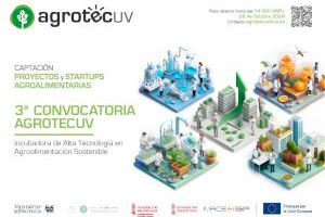 Impulsa el teu startup agroalimentària! AgrotecUV obri la seua tercera convocatòria