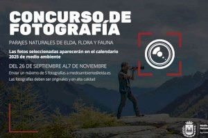 El Ayuntamiento de Elda organiza un concurso para elegir las fotografías de parajes naturales eldenses que ilustrarán el calendario 2025