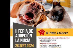 La II Feria de Adopción Animal se celebra este sábado con 35 stands en La Nucía