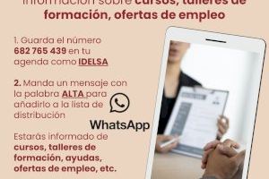 Idelsa pone en marcha una lista de distribución para enviar información a través de Whatsapp