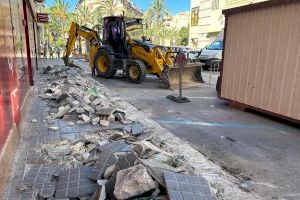 Comienza la reforma integral de la calle José García Ferrández de Elche