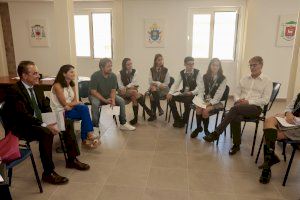 Broseta visita el colegio San Juan Bautista de Alicante que está seleccionado como Escuela Embajadora del Parlamento Europeo