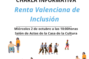 Programa “Utiel Incluye”: Charla sobre Renta Valenciana de Inclusión Social