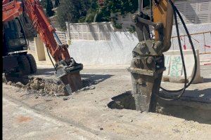 Finalizadas las obras de ampliación de la red de saneamiento en la C/Benimuslem y el Camino de La Sabatera en Teulada