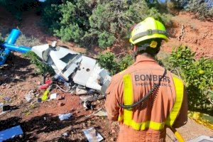 VÍDEO | Tragèdia a Puçol: moren tres persones esprés d'estavellar-se en helicòpter contra unes línies d'alta tensió