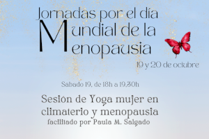 La concejalía de igualdad organiza unas jornadas por el día mundial de la menopausia, los días 19 y 20 de octubre