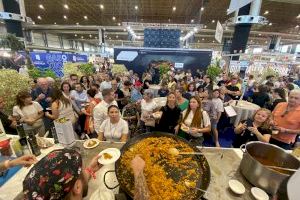 El estand del Ayuntamiento de Alicante en la feria gastronómica tiene aforo completo todos días con 4.500 degustaciones de arroces y catas