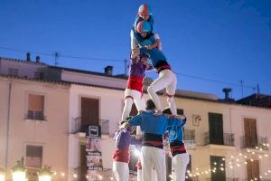 La Muixeranga de la Safor torna a omplir la plaça a la seua huitena Diada