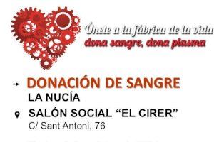 Nueva donación de sangre esta tarde en el Cirer