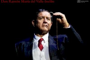 El Teatre Principal presenta ‘Don Ramón María de la Vall-Inclán a través de Ramón Gómez de la Serna’, interpretat per Pedro Casablanc