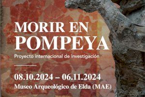 El Museo Arqueológico de Elda acoge la exposición 'Morir en Pompeya'