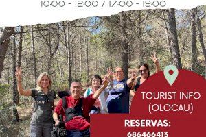 Nuevas fechas de las rutas inclusivas a la Sierra Calderona del Ayuntamiento de Olocau y Turismo Adaptado V3