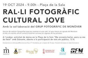 Monóvar organiza el primer Rali Fotográfico Joven por su Capitalidad Cultural Valenciana 2024