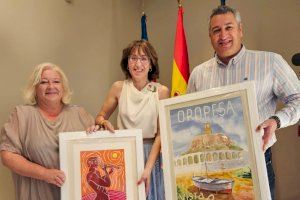 Dos conocidos pintores regalan dos cuadros a Oropesa del Mar para agradecer su "colaboración cultural"