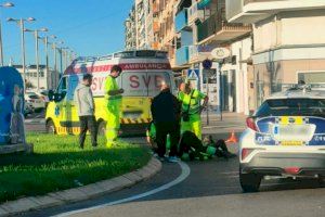 Ferit el conductor d'un patinet en un accident de trànsit en el Port de Borriana