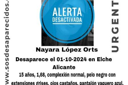 Localitzen a la menor de 15 anys desapareguda a Elx