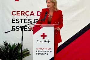 Salomé Pradas destaca la labor de voluntarios de Cruz Roja en Nules durante los últimos 55 años en la inauguración de una nueva sede local