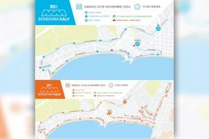 La Benidorm Half 2024 presenta el recorrido para las pruebas de 10K y 21K