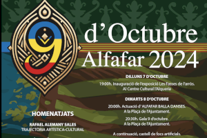 Alfafar celebra el 9 d’octubre con su tradicional Gala de Premios