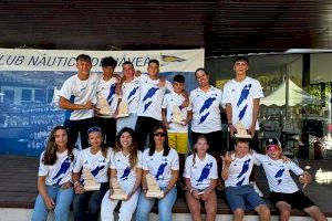 5 oros, 5 platas y 1 bronce en la segunda prueba autonómica de Windsurf BIC-Techno 293 celebrada en el Club Náutico Jávea